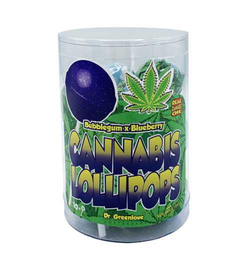 achat cbd Cannabis lollipops Bubblegum x Blueberry