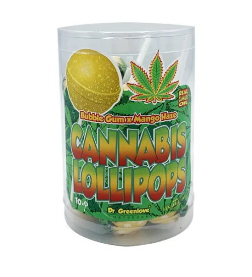 achat cbd Cannabis lollipops Bubblegum x Mango