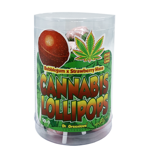 achat cbd Cannabis lollipops Bubblegum x Strawberry