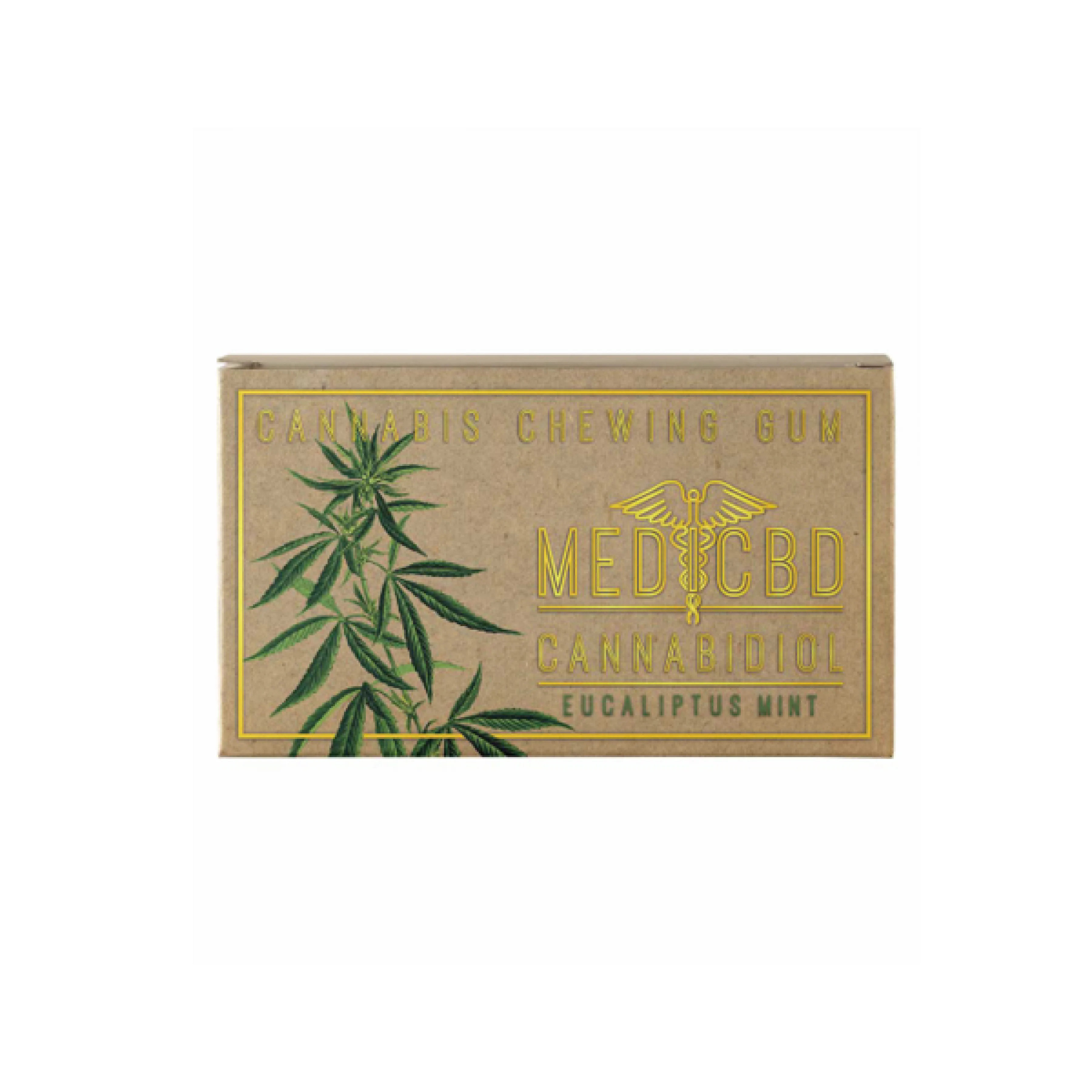 achat cbd Chewing Gums CBD Brown Eucalyptus