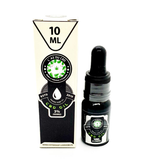 achat cbd Huile de chanvre 3% full Spectre cbd cbg cbn cbc
