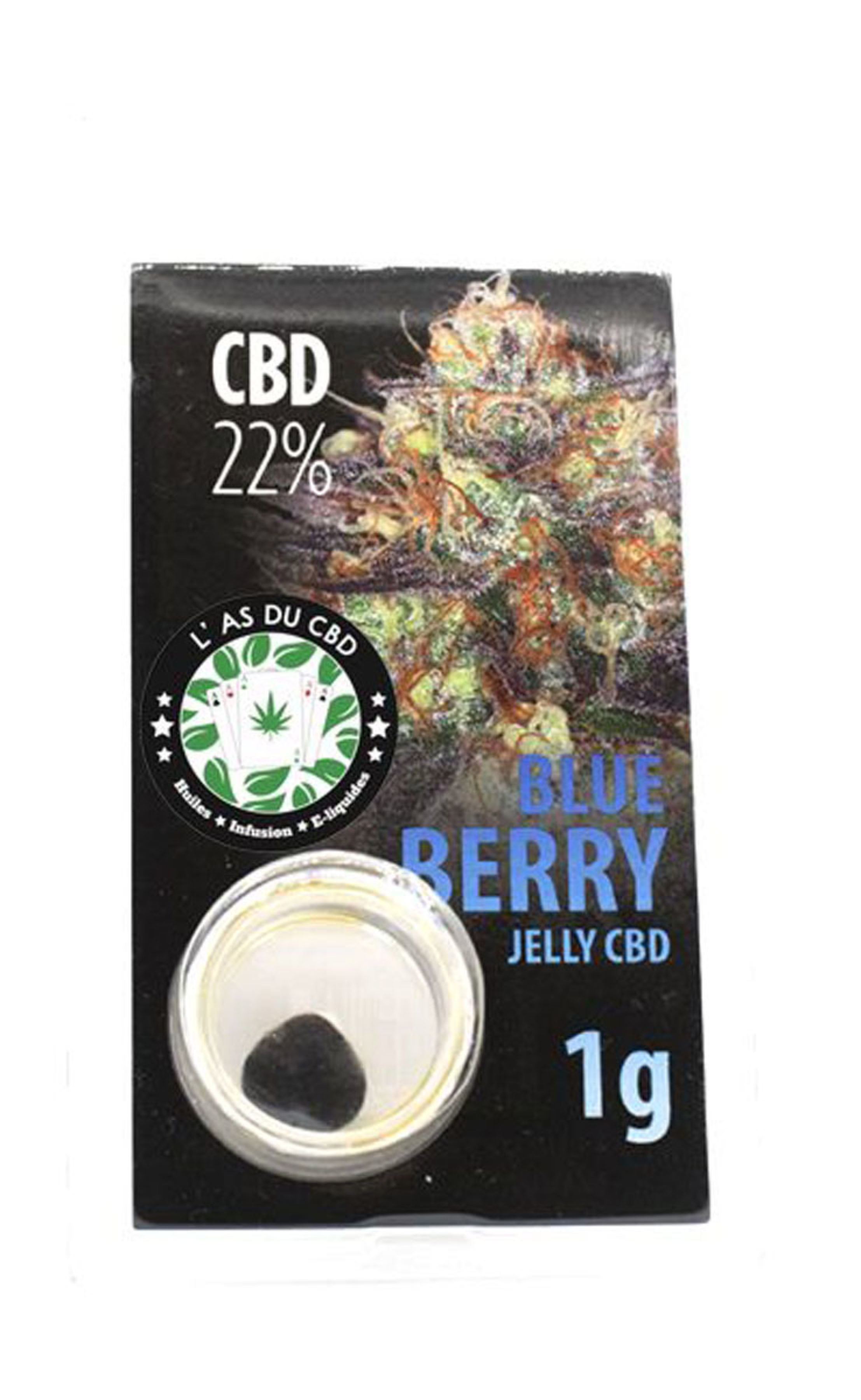 achat cbd Jelly 22% Blue berry