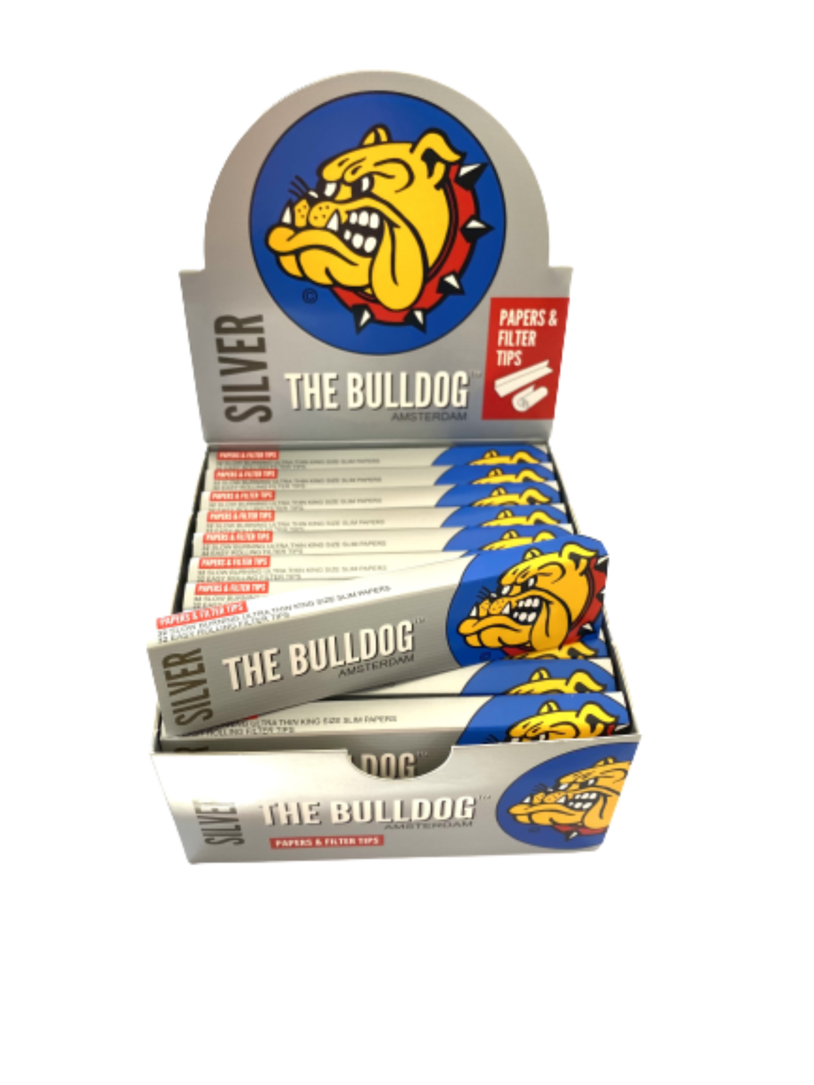 achat cbd Feuilles à rouler avec filtres BullDog Slim