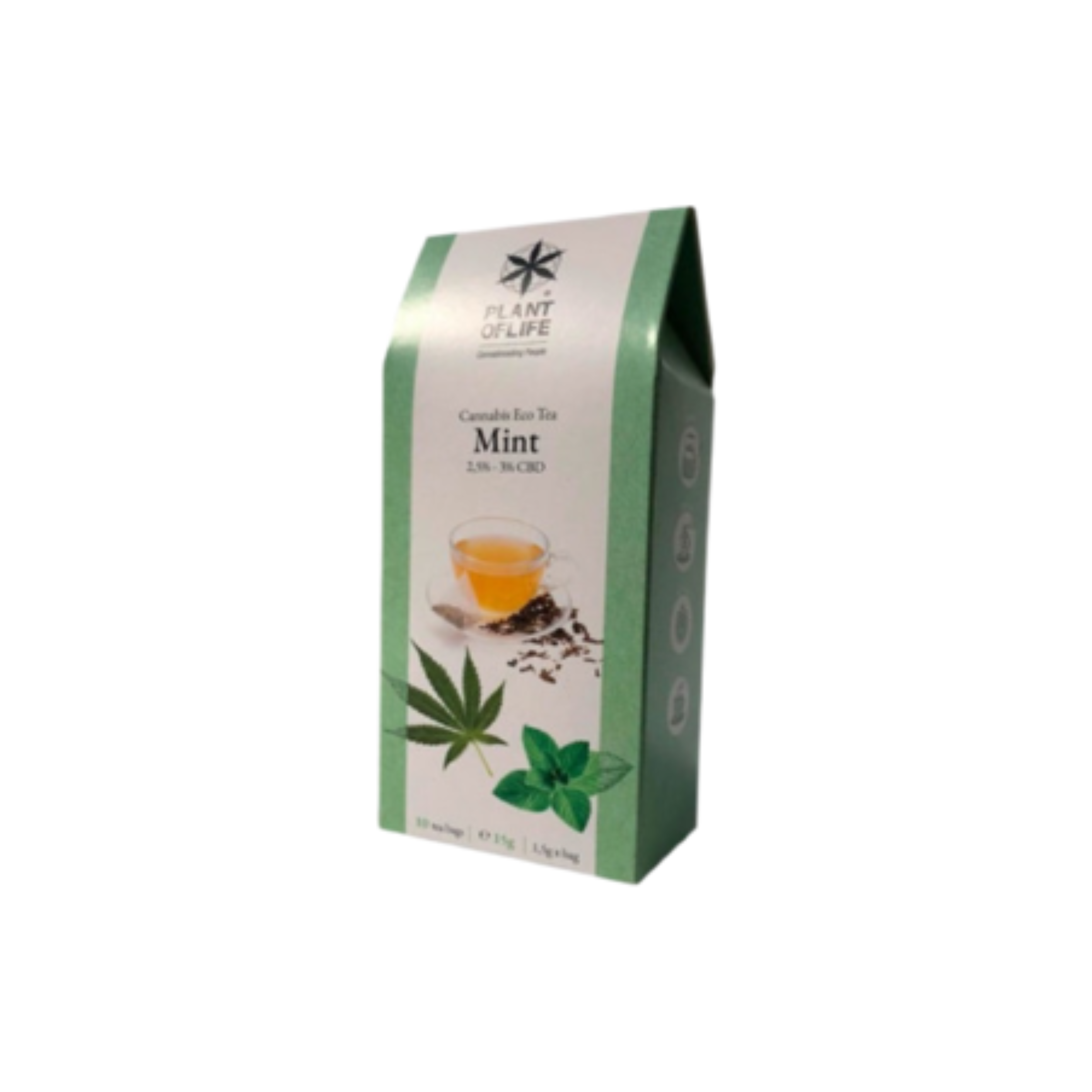 achat cbd Plant of life – Cannabis Eco Tea CBD – Mint – Bio