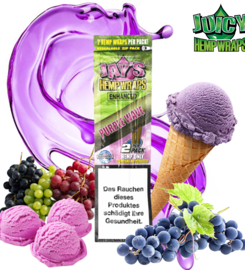 achat cbd Juicy Jay’s 100% Hemp Wraps – Purple Wave