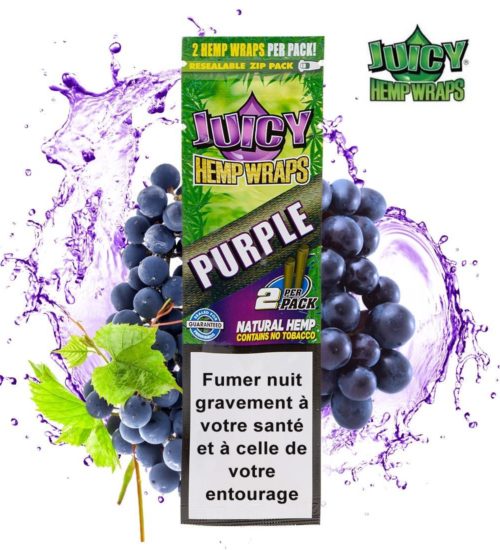 achat cbd Juicy Jay’s Hemp Wraps – Purple