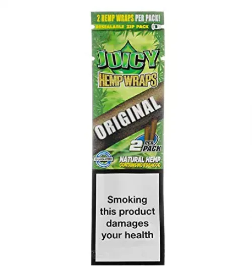 achat cbd Feuilles à rouler Juicy Hemp Wraps Original