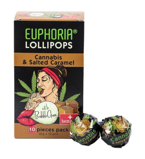 achat cbd Sucettes Chewing Gum Cannabis Caramel Salé