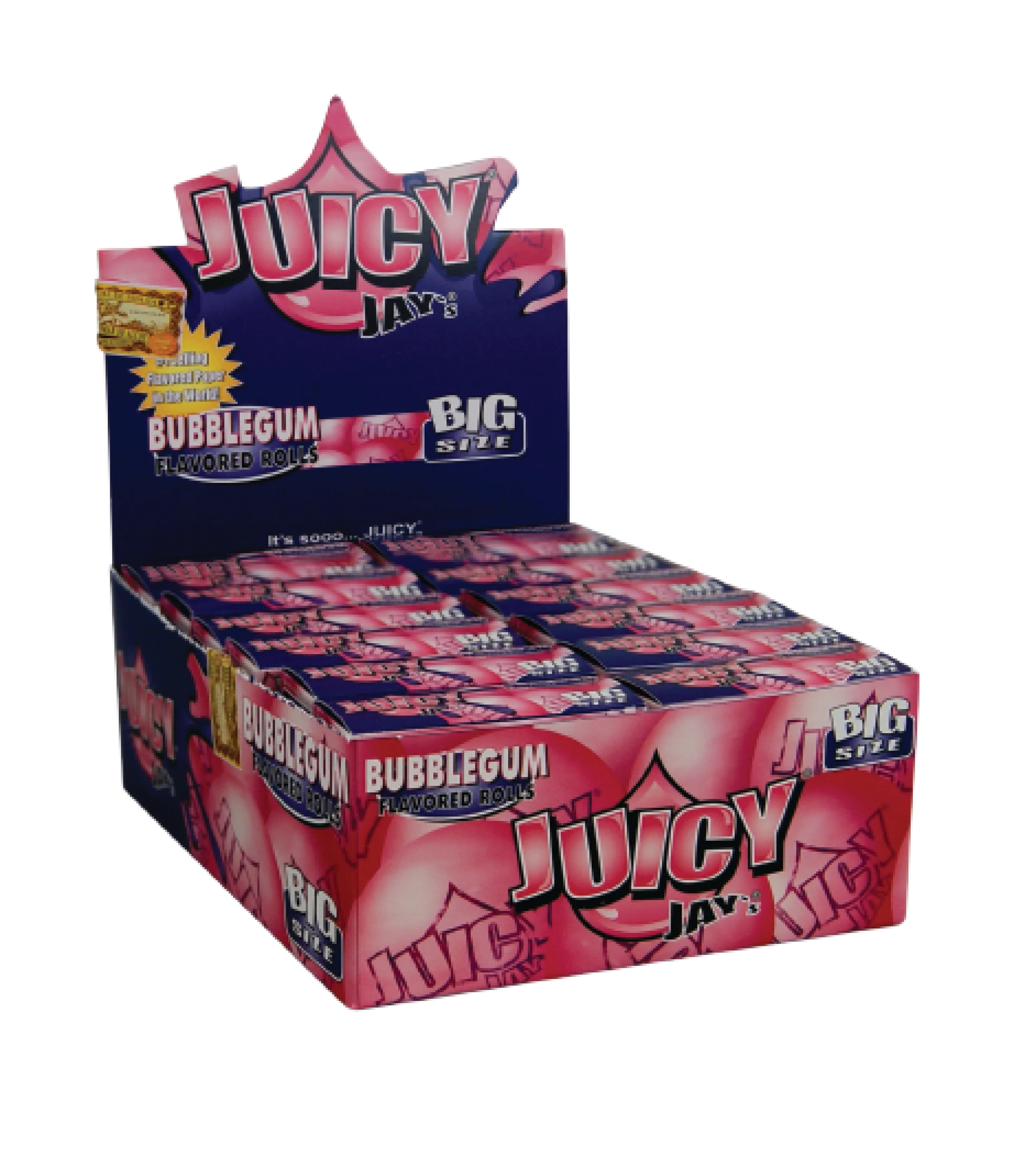 achat cbd juicy jay’s papier à rouler en rolls au chanvre goût bubblegum