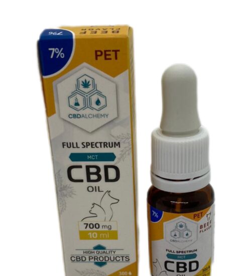 achat cbd Huile 7% animaux goût boeuf