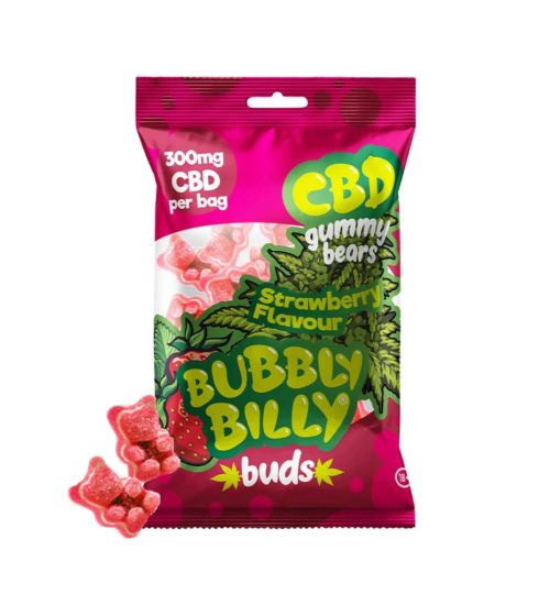 achat cbd Bubbly billy Gummies bear – Fraise