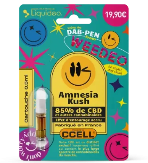 achat cbd Dab Pen recharge – Amnesia Kush