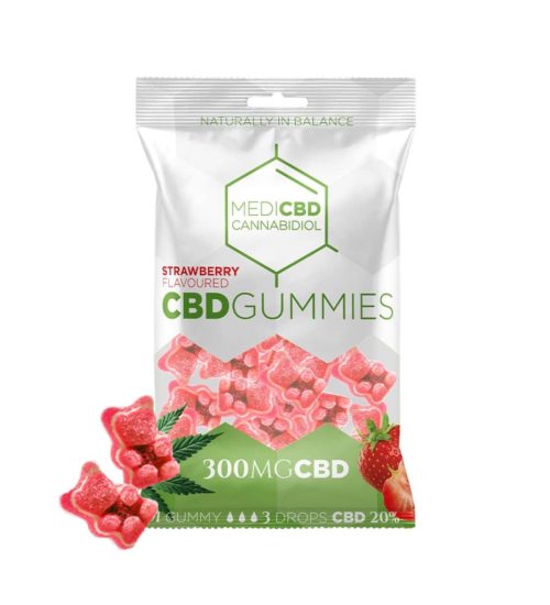 achat cbd MediCBD Gummies bear – Fraise