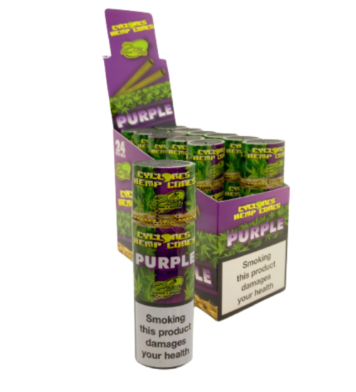 achat cbd Cyclones Hemp Cones – Purple