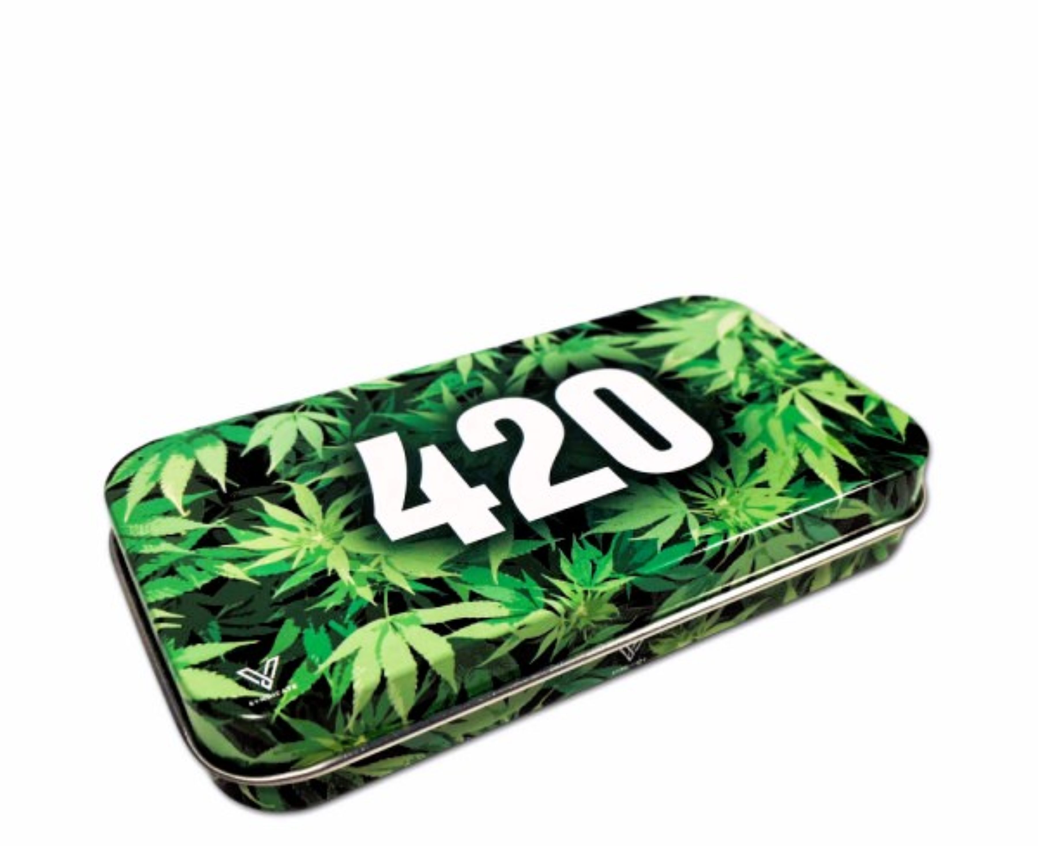 achat cbd TinBox – 420 Green – Couvercle Simple