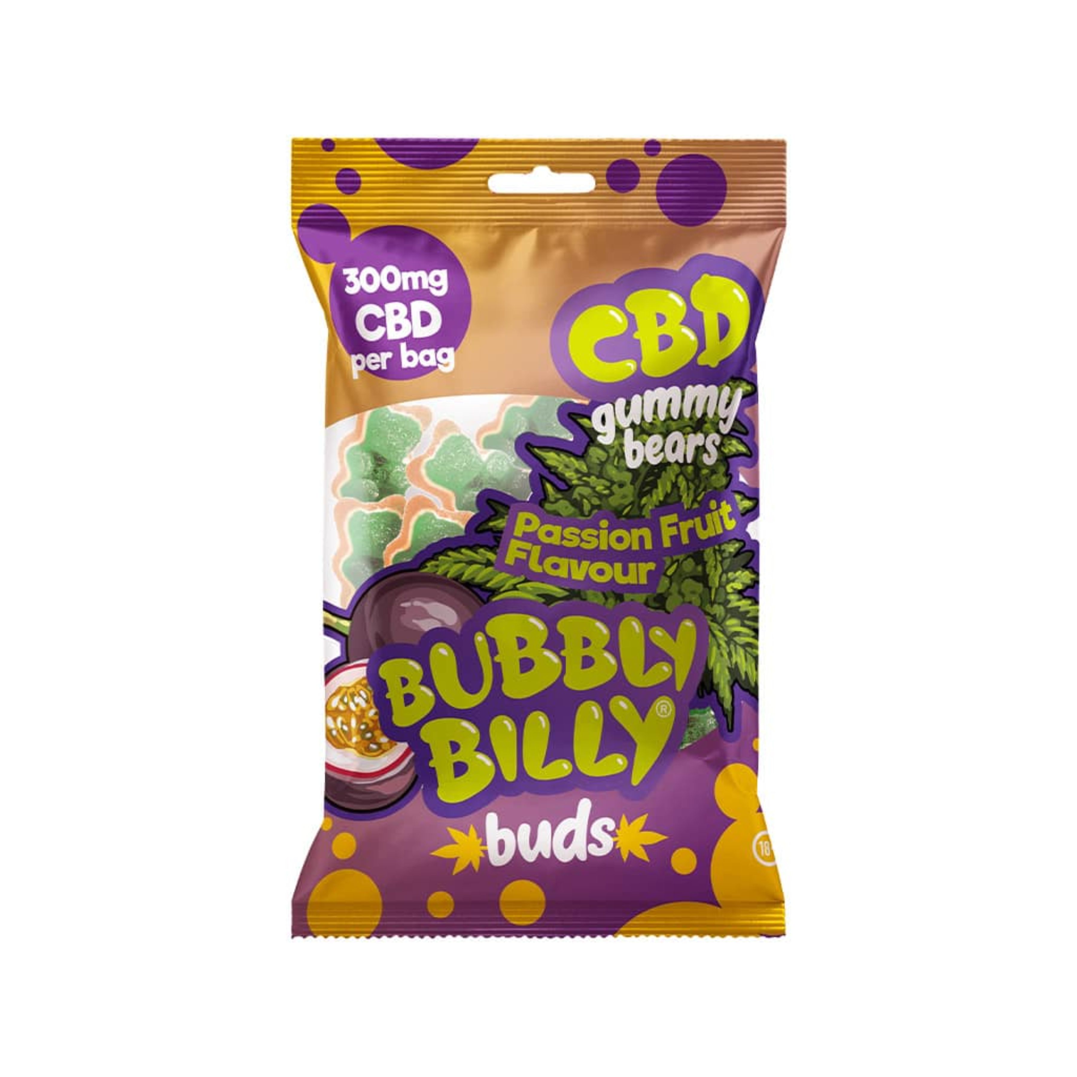 achat cbd Bubbly Billy Gummies bear – Passion