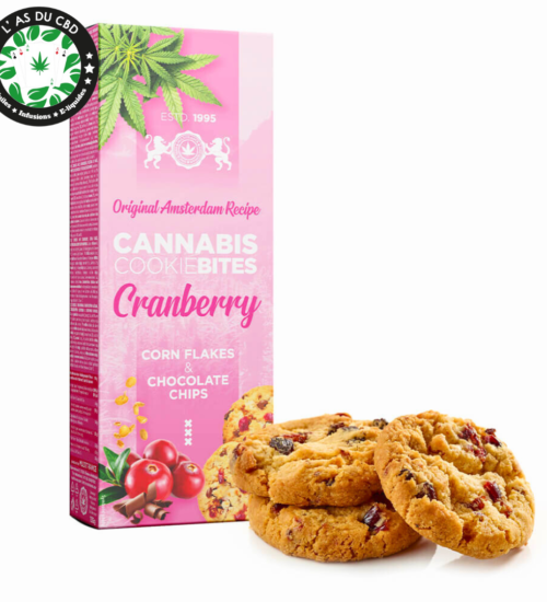 achat cbd Amsterdam – Cookies aux Cranberry
