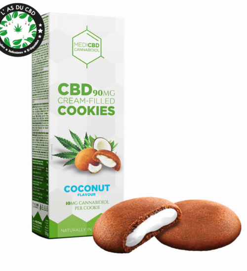 achat cbd MediCBD – Biscuits garnis à la Crème de Noix de Coco