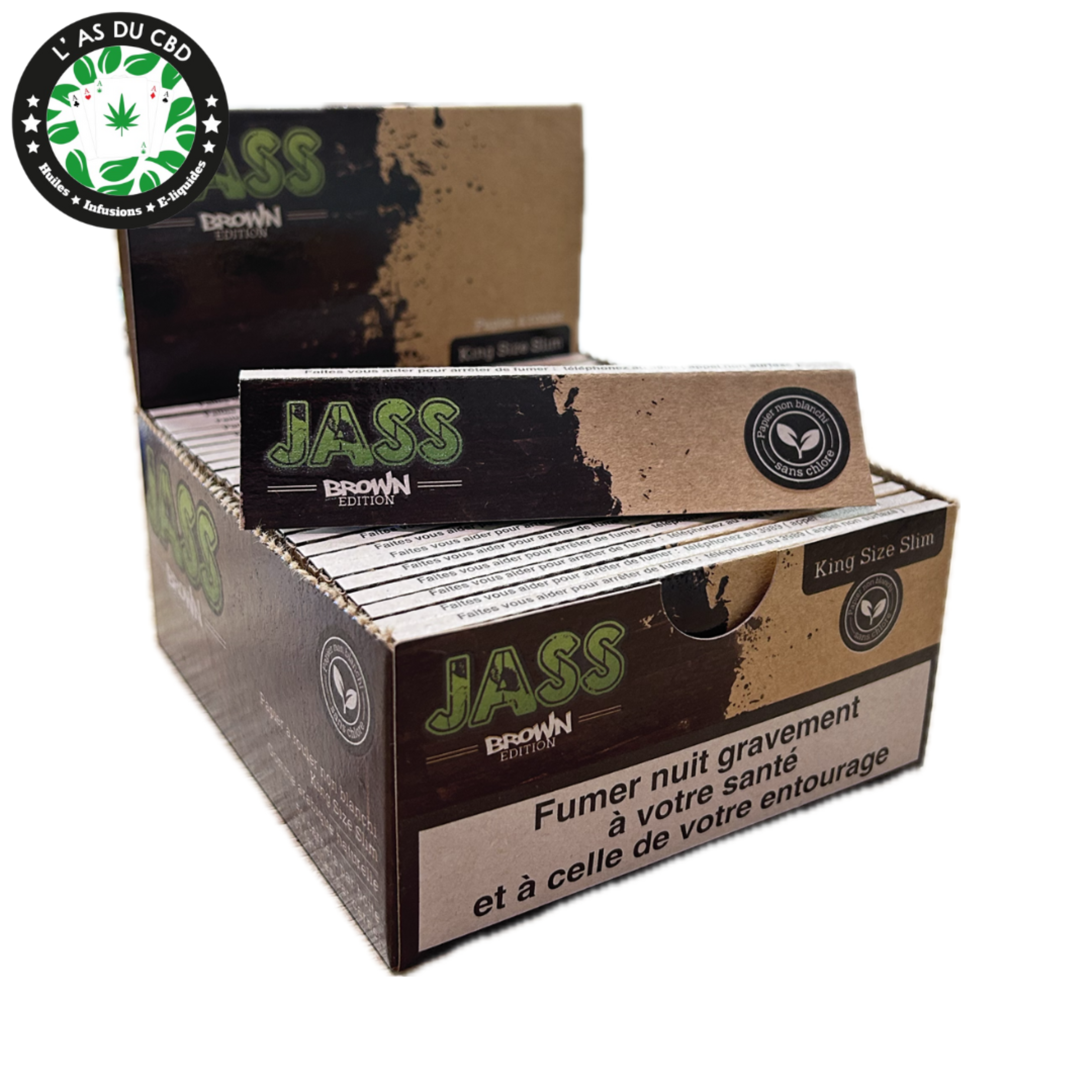 achat cbd Feuilles à rouler Jass Brown