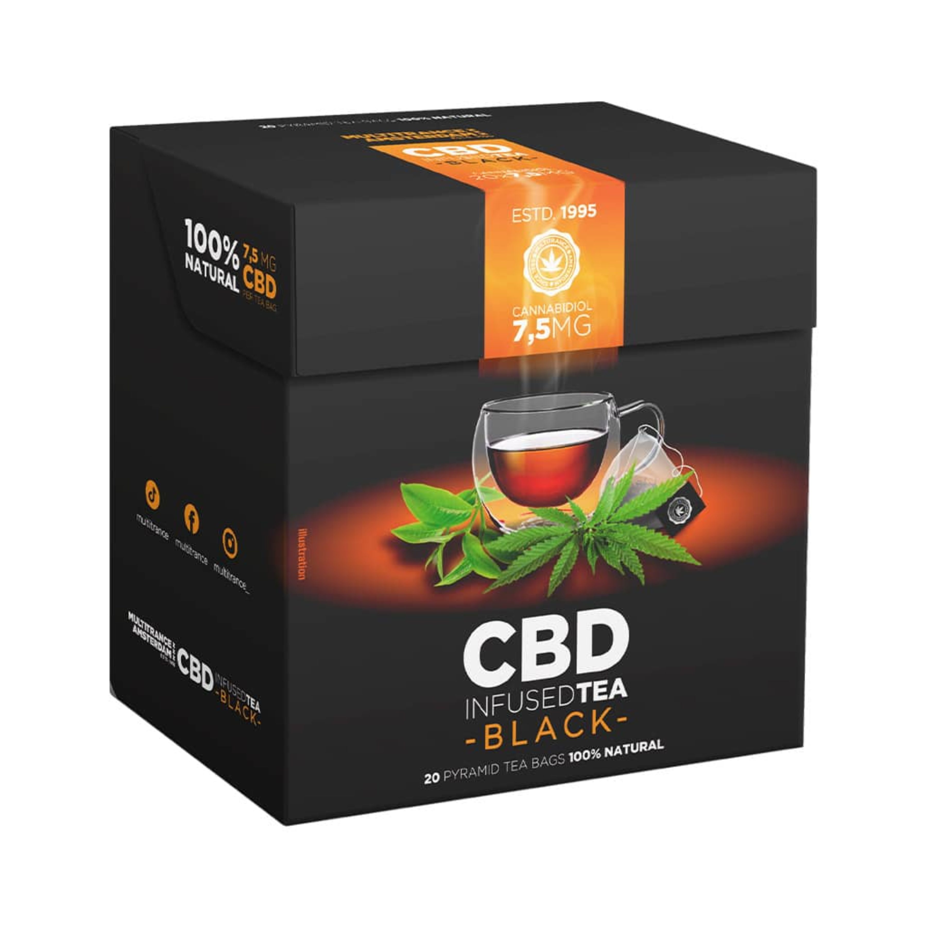 achat cbd Infused Tea CBD Black