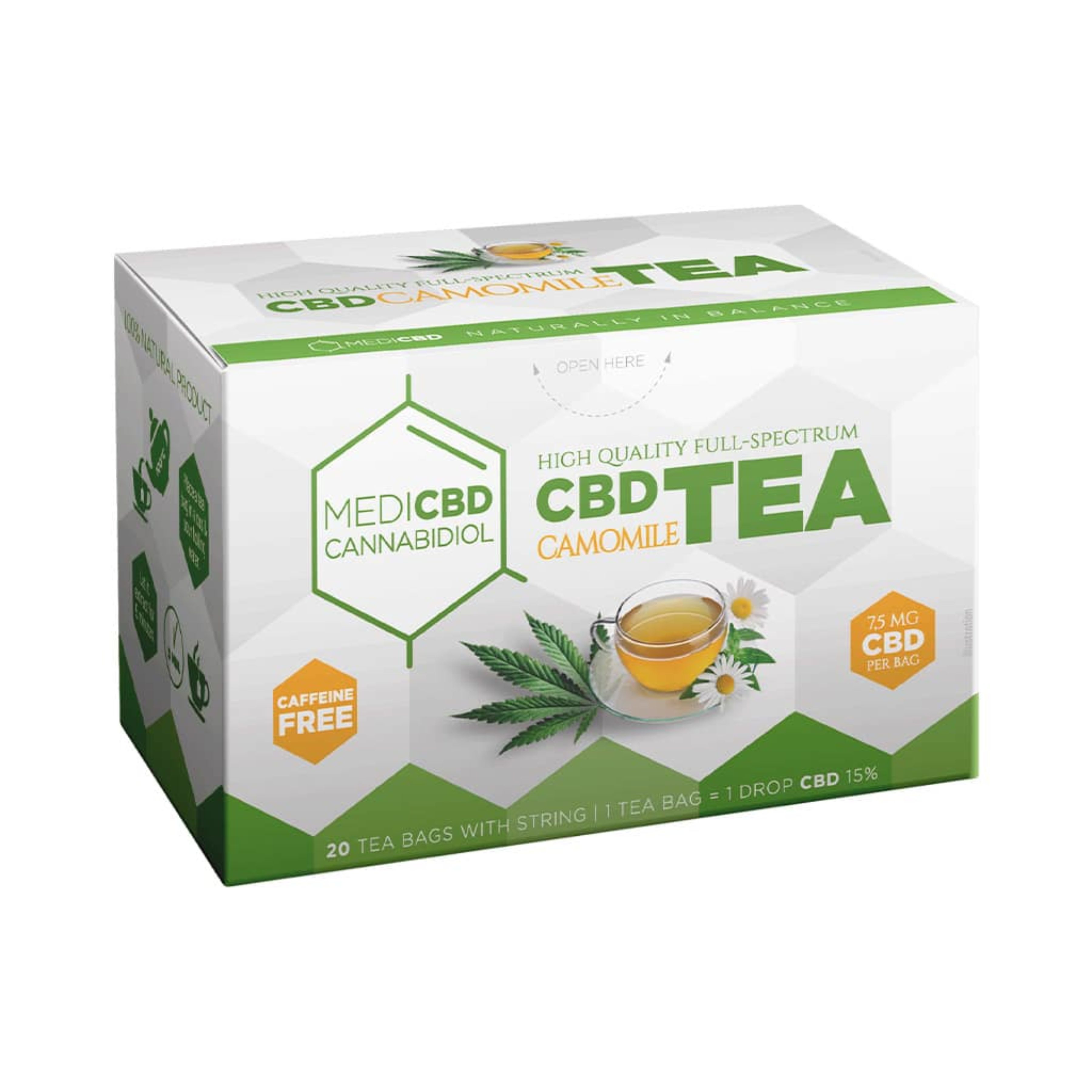 achat cbd MediCBD Tea Camomille